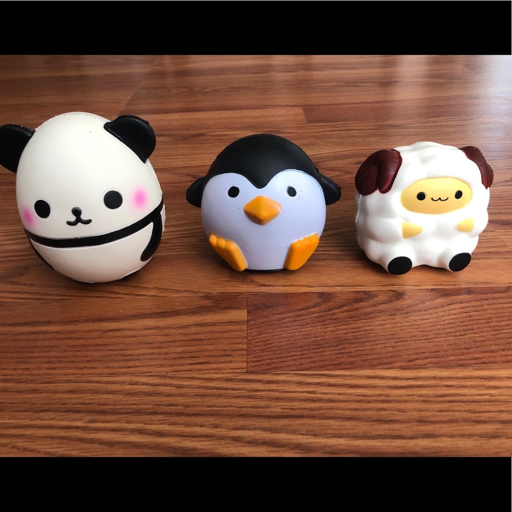 🐼Adorable Squishies - Panda, Sheep, Penguin